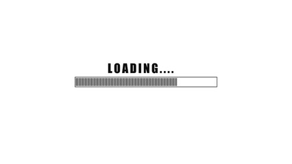 Loading bar.