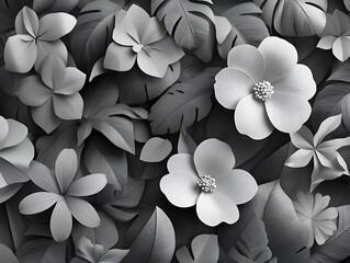 Whimsical Paper Garden: Pastel Blooms and Butterflies