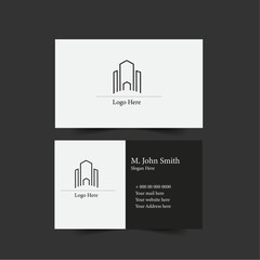 creative modern name card and business card, Clean Design Business Card, Luxury business card design template, Personal visiting card with company logo, double sided business card.