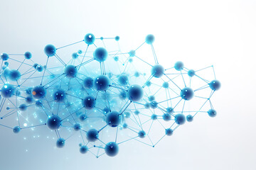 Outstanding A blue and white image of a white dotted sphere with the words the name of the network