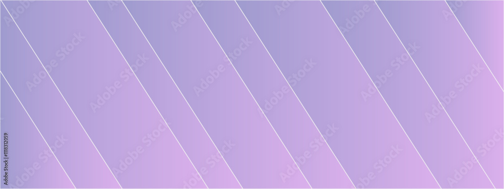 Aufkleber Gradient Purple Abstract background of lines in shades of Light. Paper shine and layer element vector for presentation. Can be used for invitation,poster,geometric landscape,rings ,websites