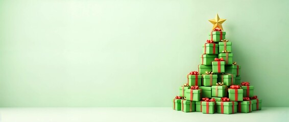 christmas tree from the gifts