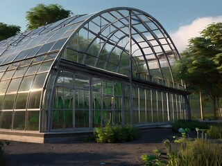 Obraz premium greenhouse in a greenhouse