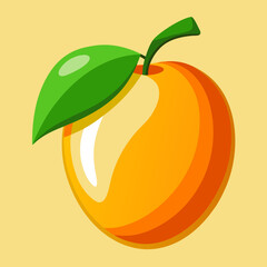 illustration of an orange fruit