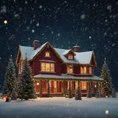 Christmas night in the city