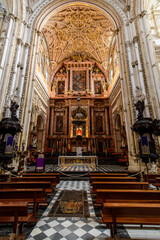 Main Chapel and Transept  of Mosque-Cathedral of Cordoba.