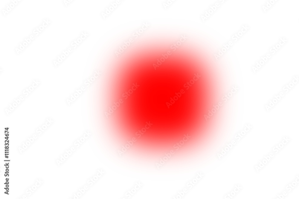 Poster glowing square button