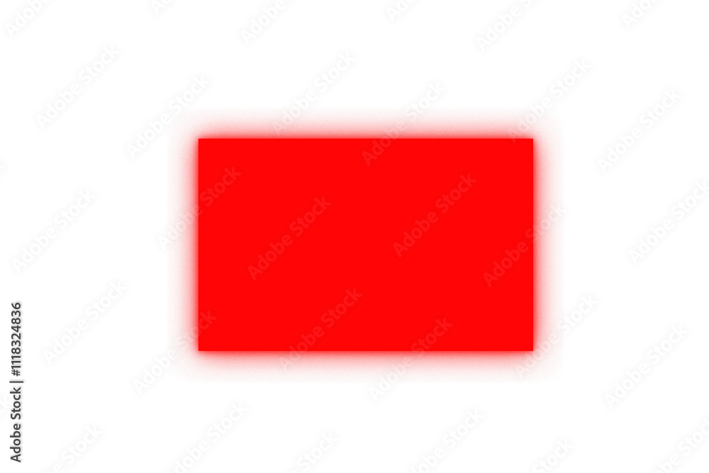 Poster Rounded glowing rectangle button
