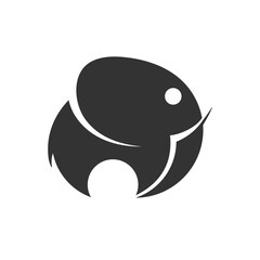 Creative elephant logo design vector