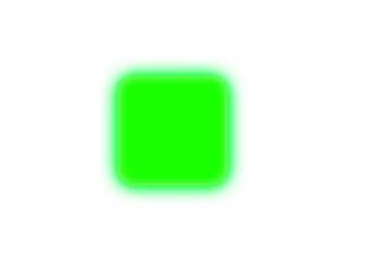 Glowing Neon Button