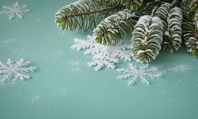 크리스마스배경 민트색배경