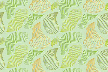 Colorful leaves line pattern background. Vector illustration. Abstract Nature Wallpaper