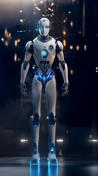 robot in space
