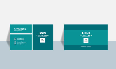 Modern and Simple Business Card Design Template