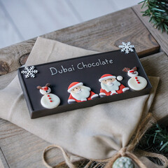 christmas decoration on table