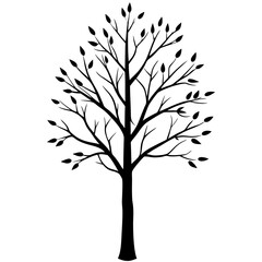 tree silhouette vector