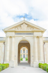 Versailles Romantic and Impressionist Landmark Historical Buildings in the Summer.