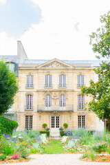 Versailles Romantic and Impressionist Landmark Historical Buildings in the Summer.