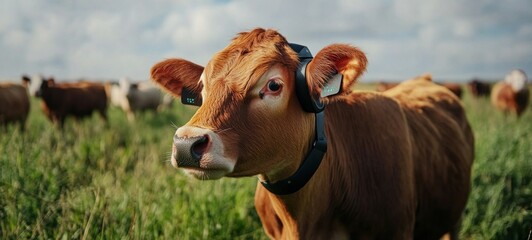 Smart Farming: A Young Cow with Tech