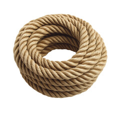Transparent PNG Image of Rope Coil - Perfect for Nautical Designs, Craft Projects, and Graphic Resources