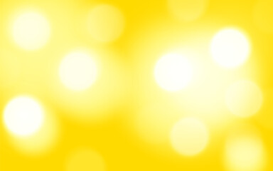 Bright Yellow Bokeh Background with Radiant Light. Vibrant Abstract Glow for Cheerful Visuals, Background decoration