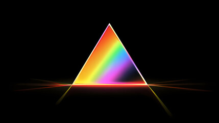 Rainbow prism overlay background. Prism. Illustration