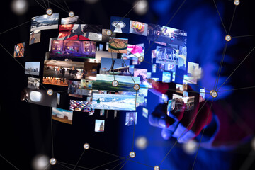 streaming data picture video material