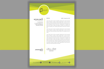 Modern letterhead template design,letterhead design 