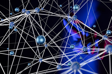 conference Digital Network and data concept 3d
