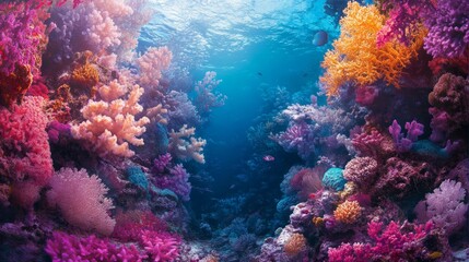 Obraz premium Stunning Underwater Coral Reefs