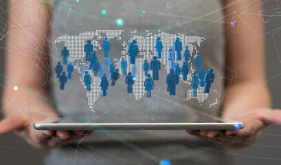 the Global Network Of People global - connection