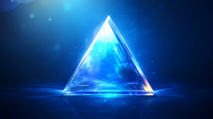 Blue prism light abstract background backdrop design copy space illustration art. Prism. Illustration
