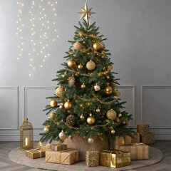 christmas tree with presents