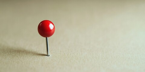 A Single Pin and a Red Ball