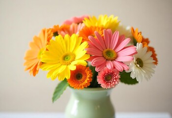 bouquet of flowers in vase