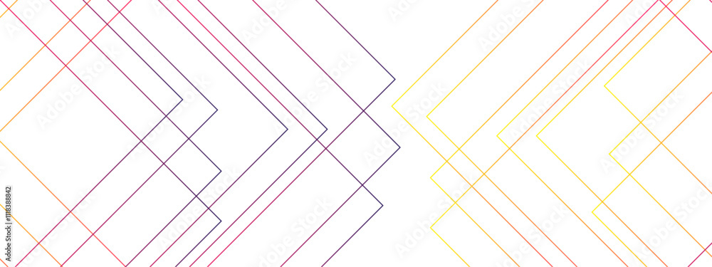 Poster abstract white golden and red vector blueprint with futuristic architecture concept with digital geo