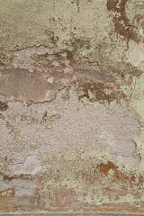 Ancient Wall Texture with Cracked Plaster