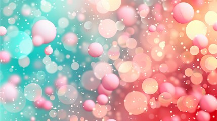 Pastel Dream: Abstract bokeh background with soft pastel colors and sparkling lights. Perfect for dreamy, romantic, or whimsical designs.