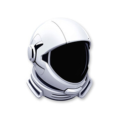 Astronaut Helmet Icon with PNG Transparent Background