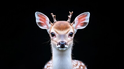 Fawn Portrait: Captivating Gaze 
