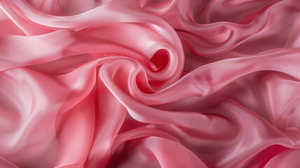 Obraz premium pink silk fabric background