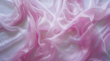 Fototapeta premium pink silk fabric background