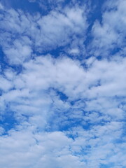 blue sky with clouds
