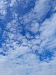blue sky with clouds