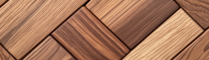 Fototapeta premium Sanded walnut wood texture, smooth and velvety, tactile and visually pleasing