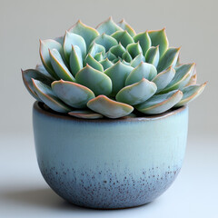 Succulent plant in a ceramic pot