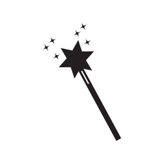Magic wand tool icon sign. Vector
