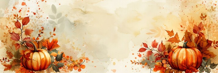 Minimalist pumpkin sketch clean lines soft shading conveying a sense of warmth and tradition with open areas for text