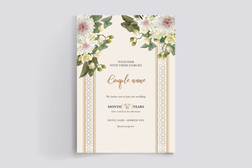 Save the date wedding invitation templates