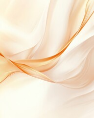 Obraz premium Elegant abstract cream and orange wave pattern background design
